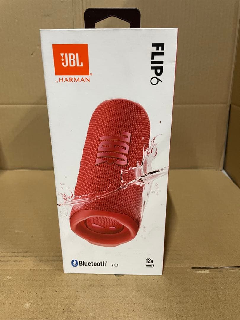 JBL ポータブルウォータープルーフスピーカー JBL Flip 6 Red