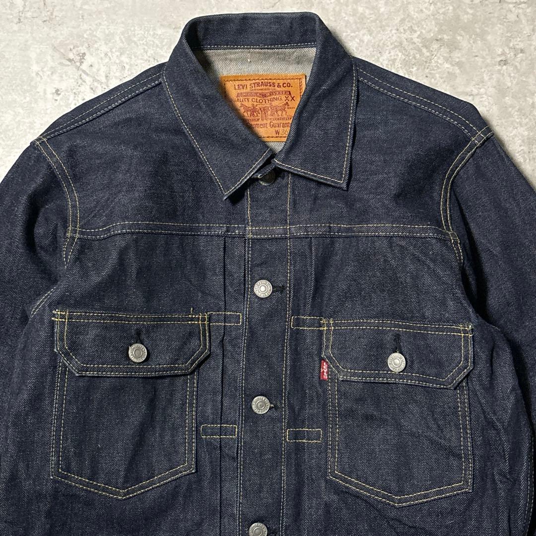 濃紺美品未洗い 90s リーバイス 71507XX 2nd トラッカージャケット