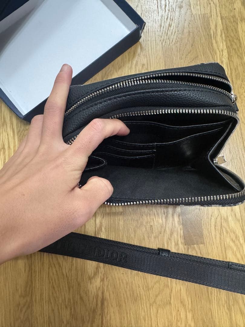 Dior ショルダーバッグ ネイビー/ベージュ