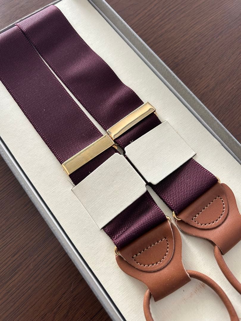 デッドストック級　Trafalgar サスペンダー　輸入品