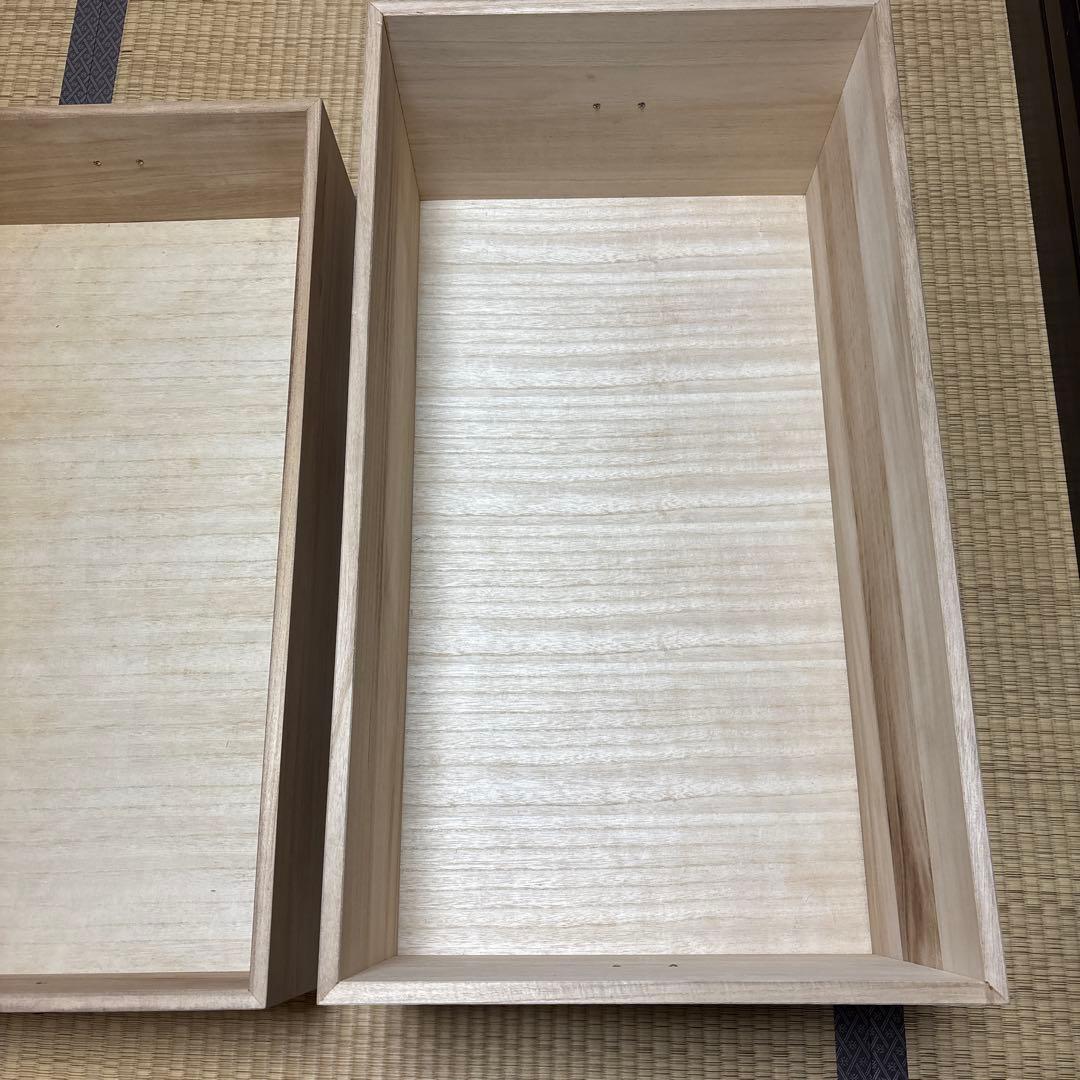 [ダッフィーちゃん]桐製　着物収納ケース　キャスター付き