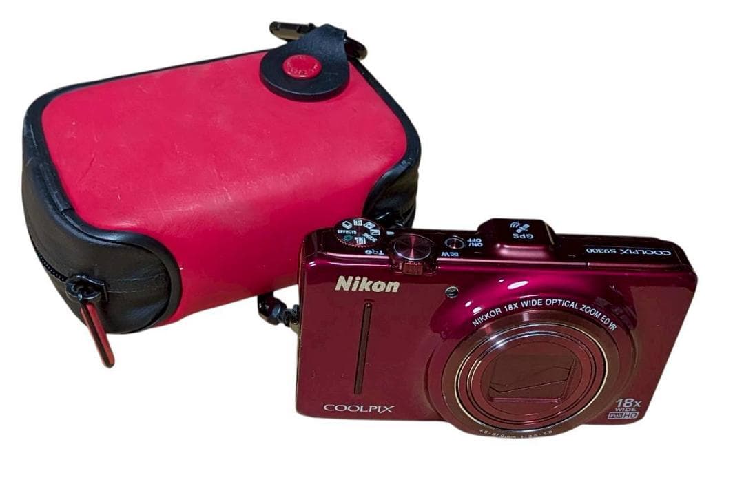 Nikon COOLPIX S9300 レッド ジャンク