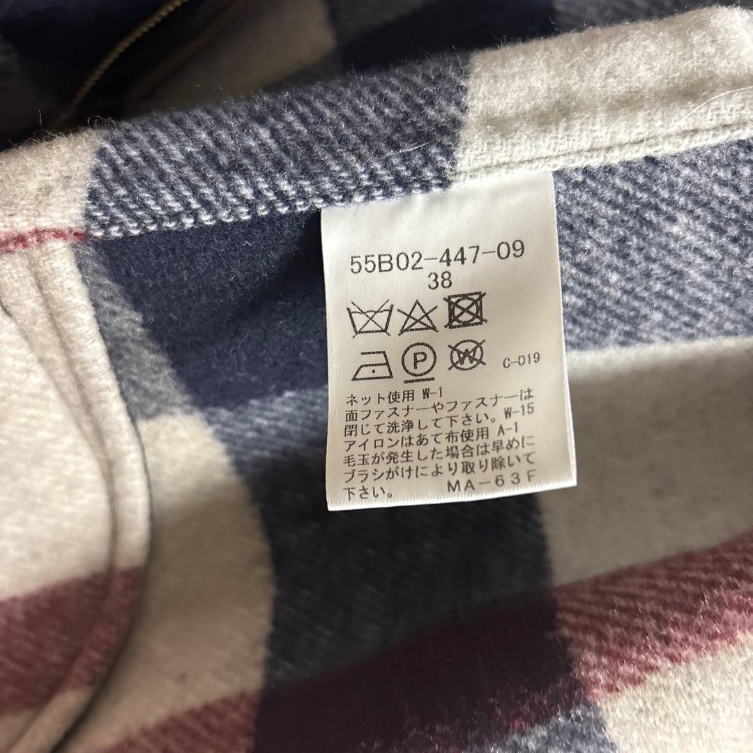 ブルーレーベルクレストブリッジ フード付きコート