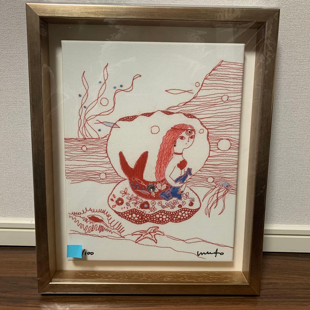 【ビニール未開封】ミカオ　MICAO 「人魚姫」　版画　絵画