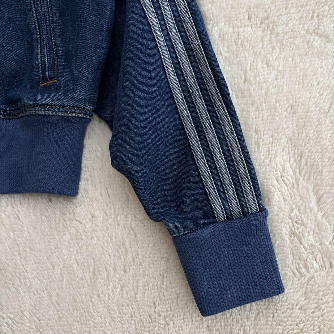 美品✨アディダス　ファイヤーバード　トラックトップ　デニム　トラックジャケット