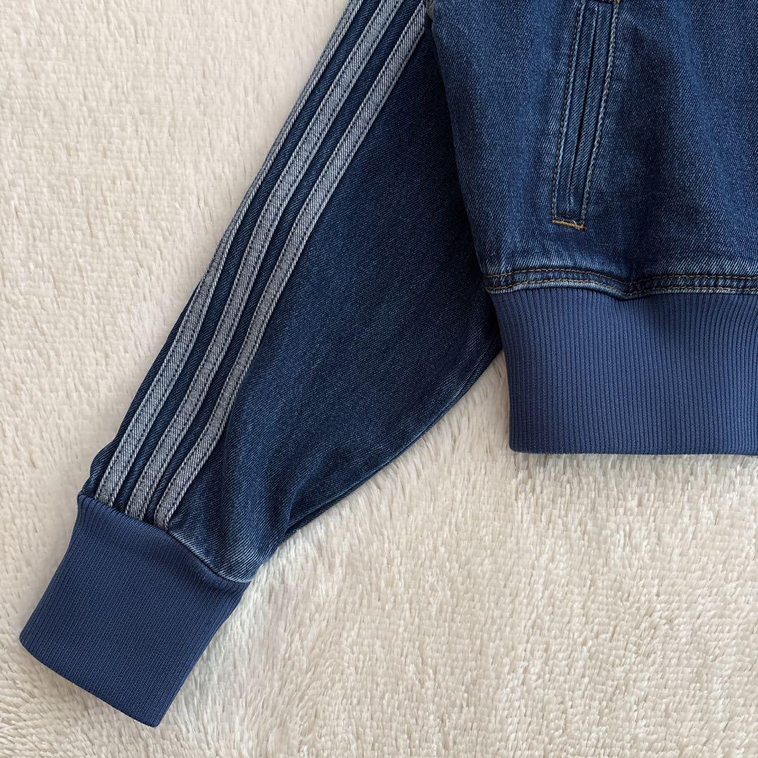 美品✨アディダス　ファイヤーバード　トラックトップ　デニム　トラックジャケット