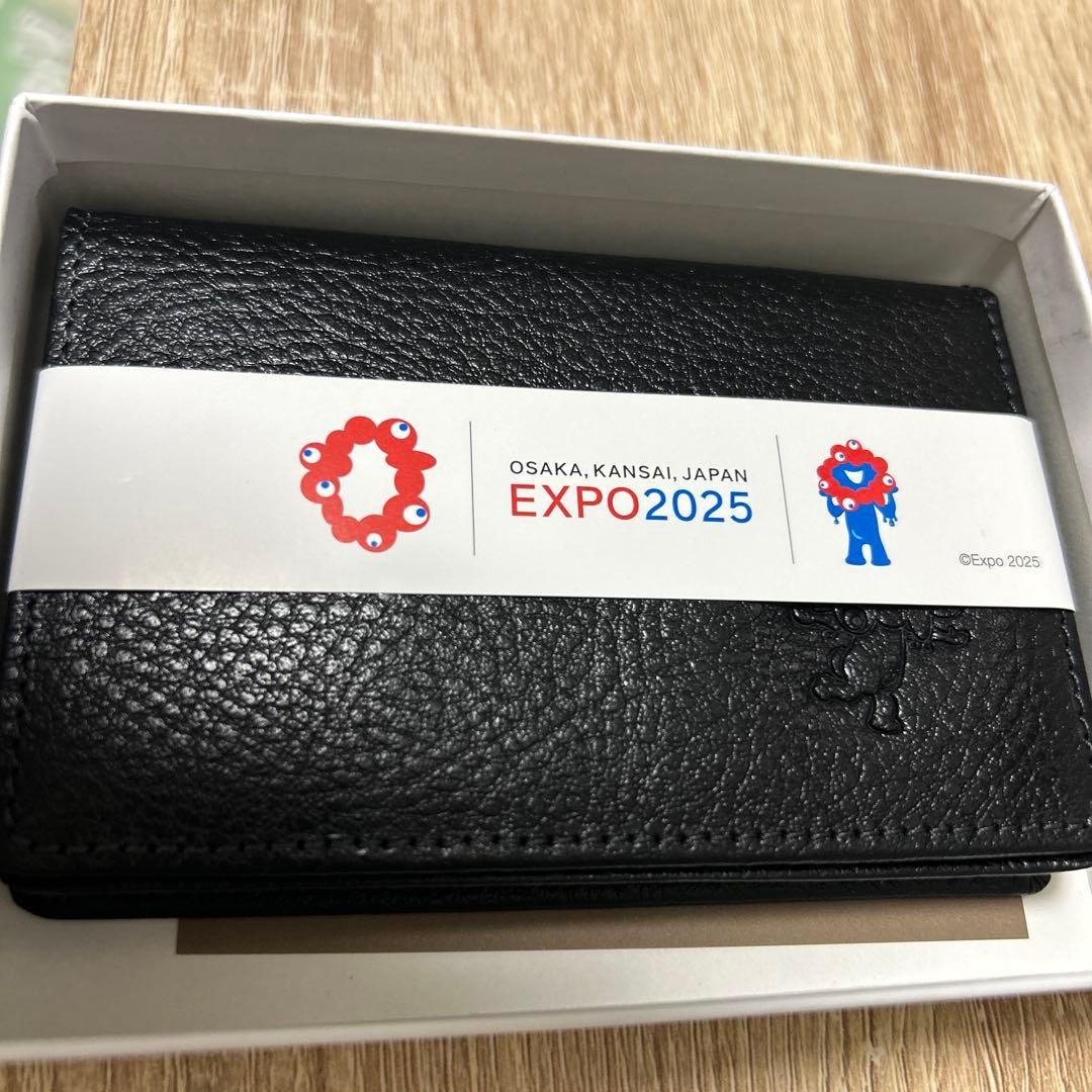 関西万博　ミャクミャク　EXPO2025 ブラック 名刺入れ