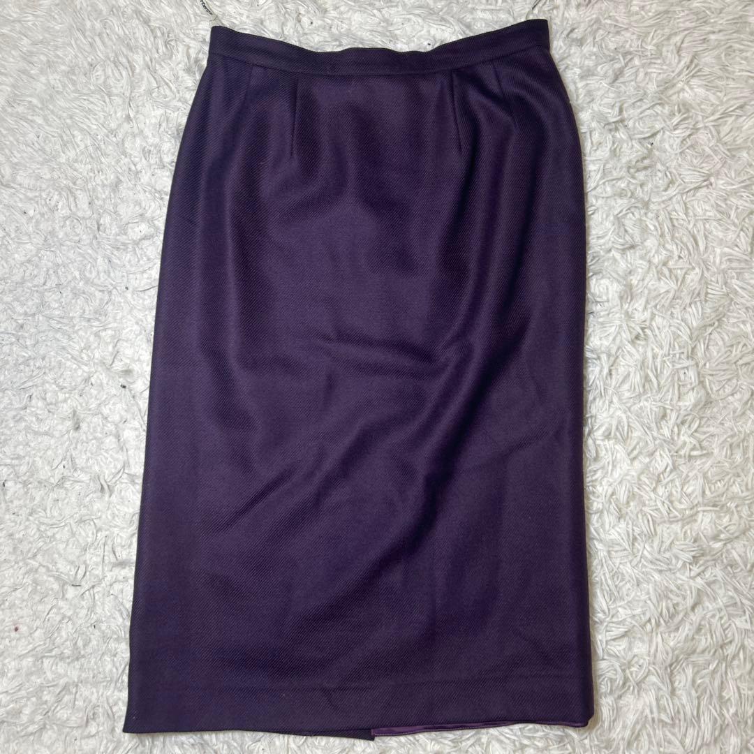 未使用級　BURBERRYS セットアップ　カシミヤ混　金ボタン　ノーカラー