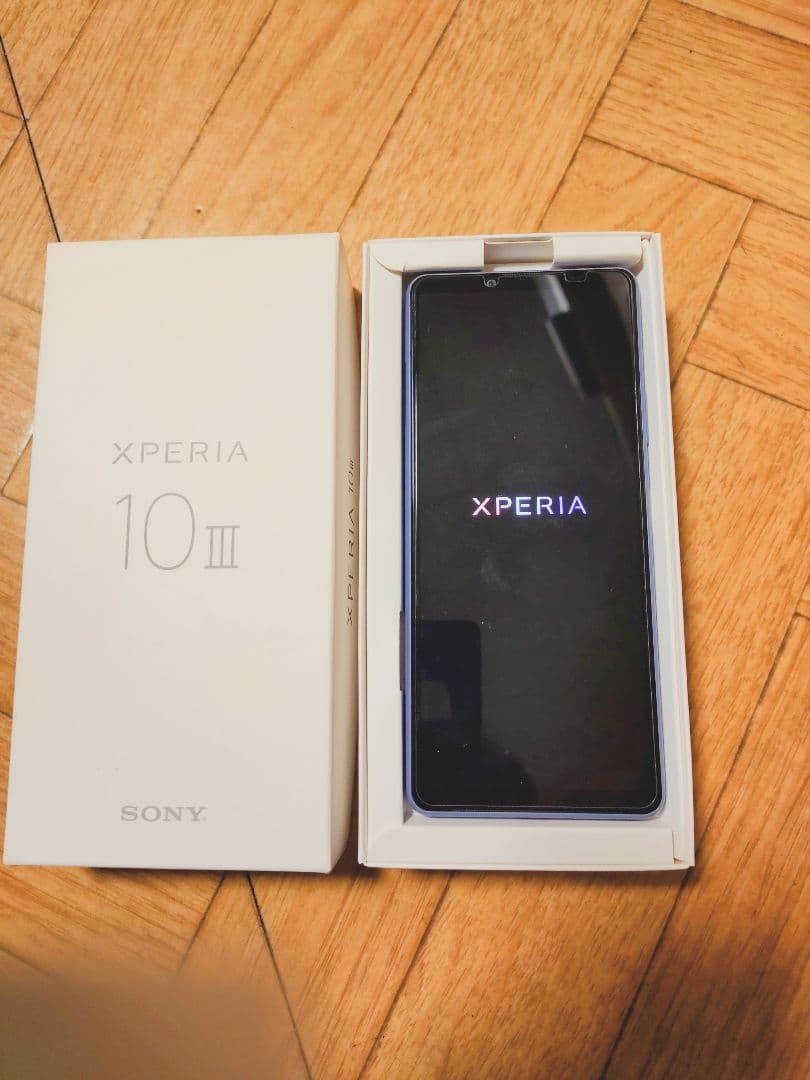 Sony Xperia 10 III SOG04 ブルー(SIMロック解除済み)