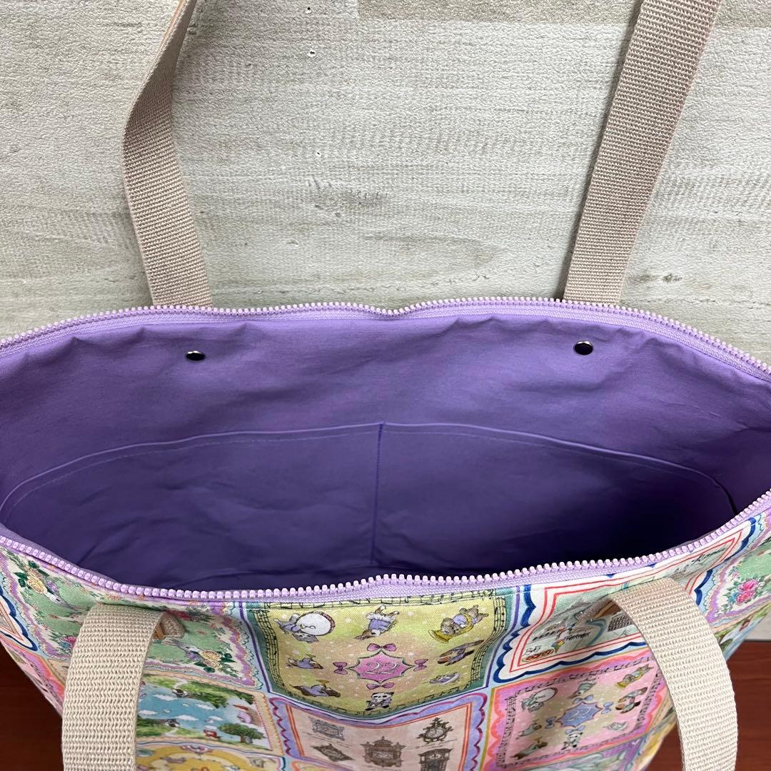 yukiemonハンドメイド　ビッグトートバック＆20㎝ぶら下げポーチ　⑫