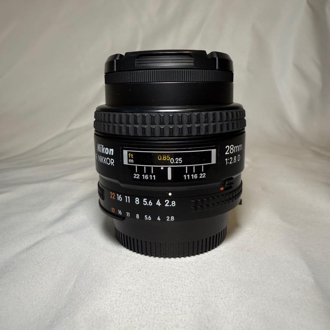 【美品】AI AF Nikkor 28mm f/2.8D 単焦点レンズ