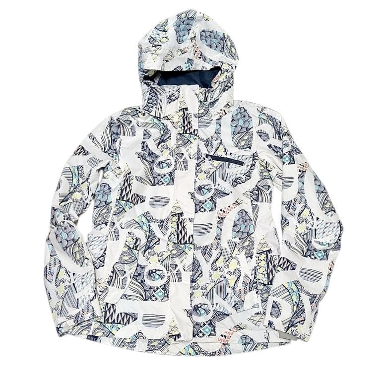 ◆ロキシー　ROXY　レディース　スノボウェア　ジャケットのみ　Mサイズ　総柄