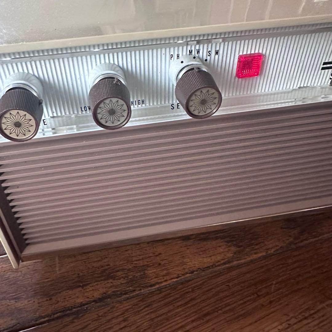 昭和レトロ　真空管ラジオ　稼働しました 元箱付　希少