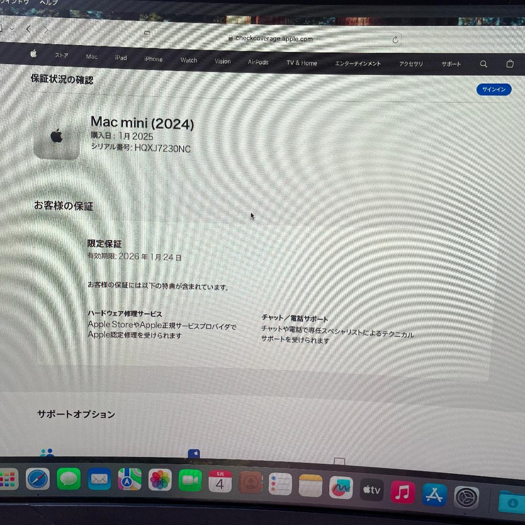 ミニPC Apple Mac mini M4 2024 16GB 256GB A3238