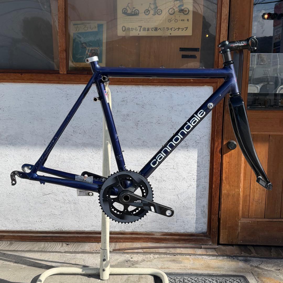 キャノンデール　90年代　ロードフレーム　スラムFORCEクランク　おまけあり
