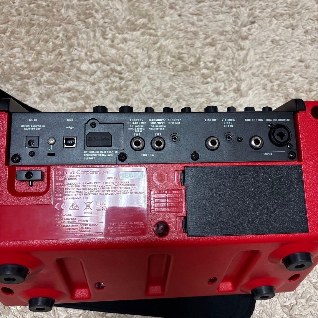 【路上ライブセット】BOSS/CUBE street Ⅱ-純正バッグ