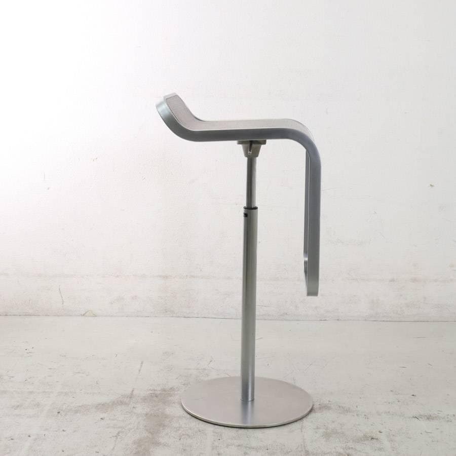 はなこ様6の5ラパルマ レム ハイスツール オーク突板 ブラウン 昇降回転