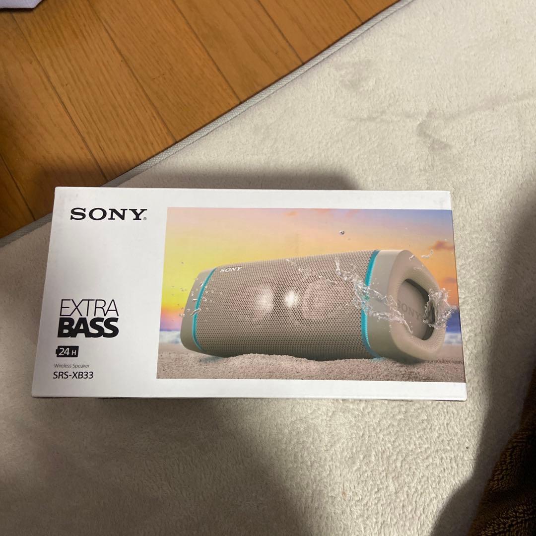 SONY SRS-XB33 EXTRA BASS スピーカー　新品