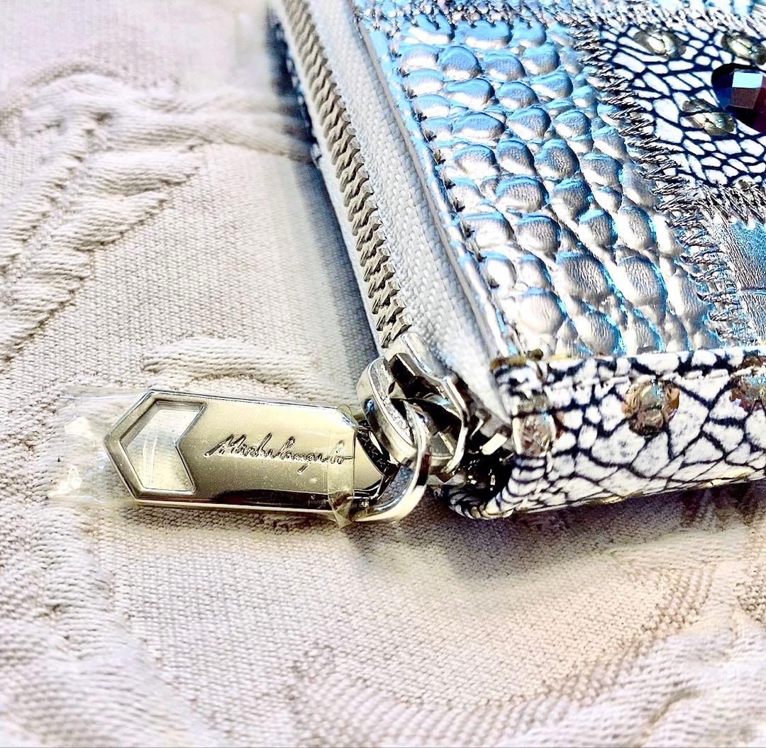 ABISTE ミケランジェロ シルバー長財布 未使用