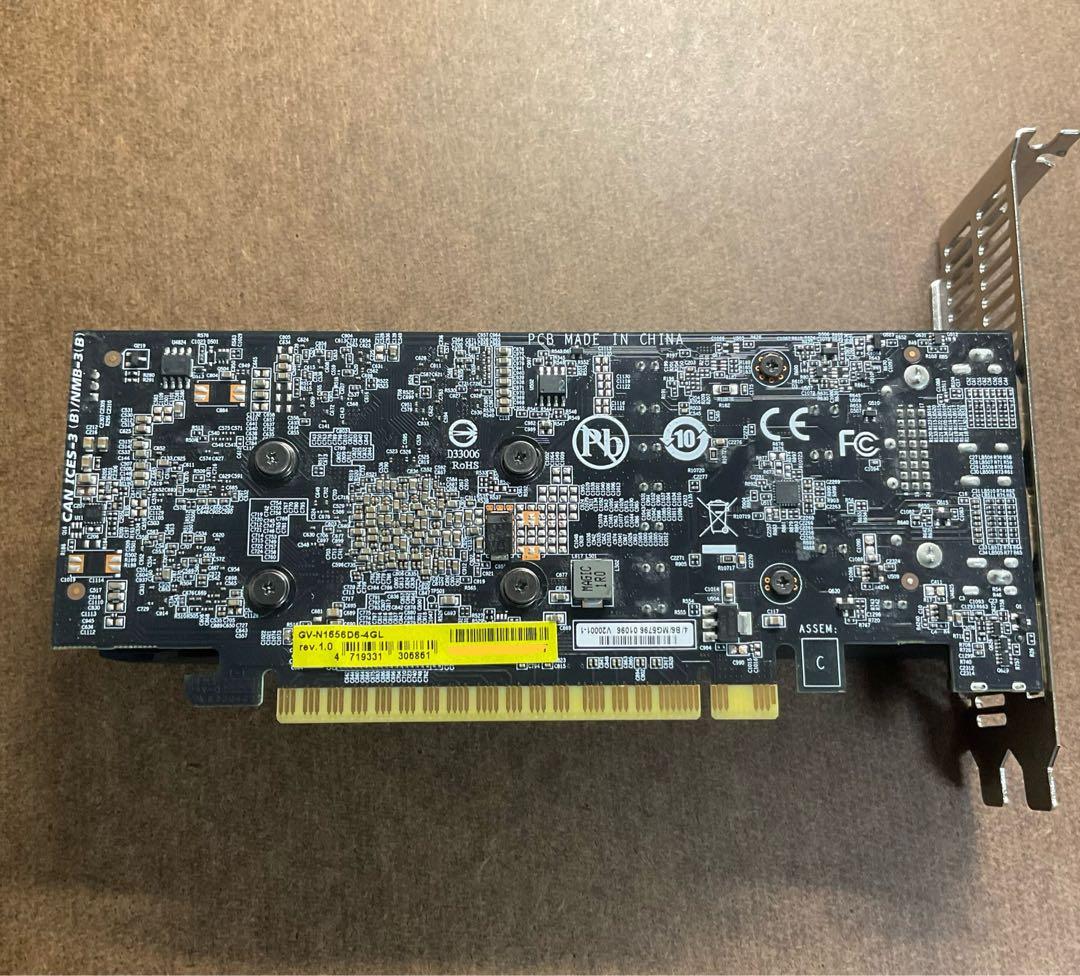 グラフィックボード・グラボ・ビデオカード GIGABYTE GV-N1656D6-4GL
