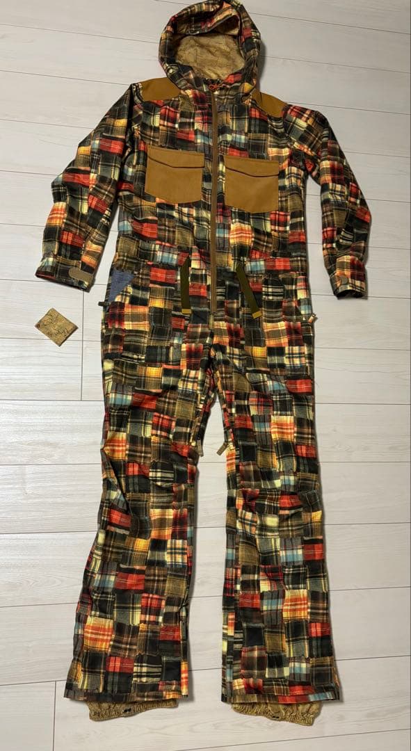 BURTON チェック柄 スノーボードウェア