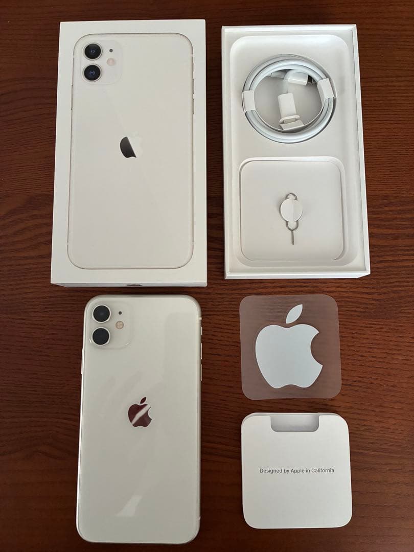 【箱付き】iPhone11 本体 128GB ホワイト　充電コード付き