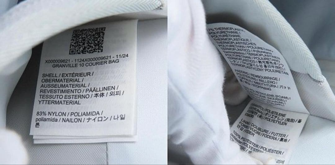 【美品】ARC’TERYX グランヴィル10 メッセンジャー ブラック