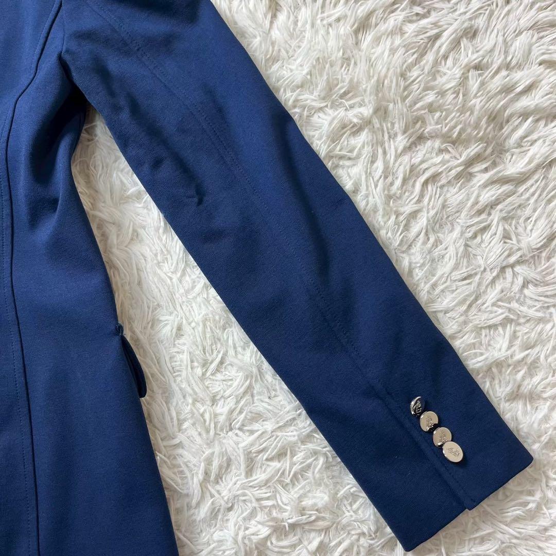 極美品　希少　ローレンラルフローレン　紺ブレ　ワッペン　エンブレム　銀ボタン　4