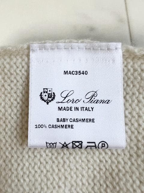 Loro Piana 極美品 最高級カシミヤ BABY CASHMERE ニット