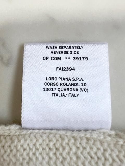 Loro Piana 極美品 最高級カシミヤ BABY CASHMERE ニット