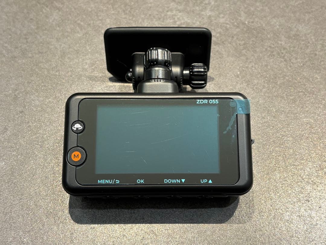 送料無料✨コムテック　前後ドライブレコーダー　ZDR055 両面テープ＆SD付き