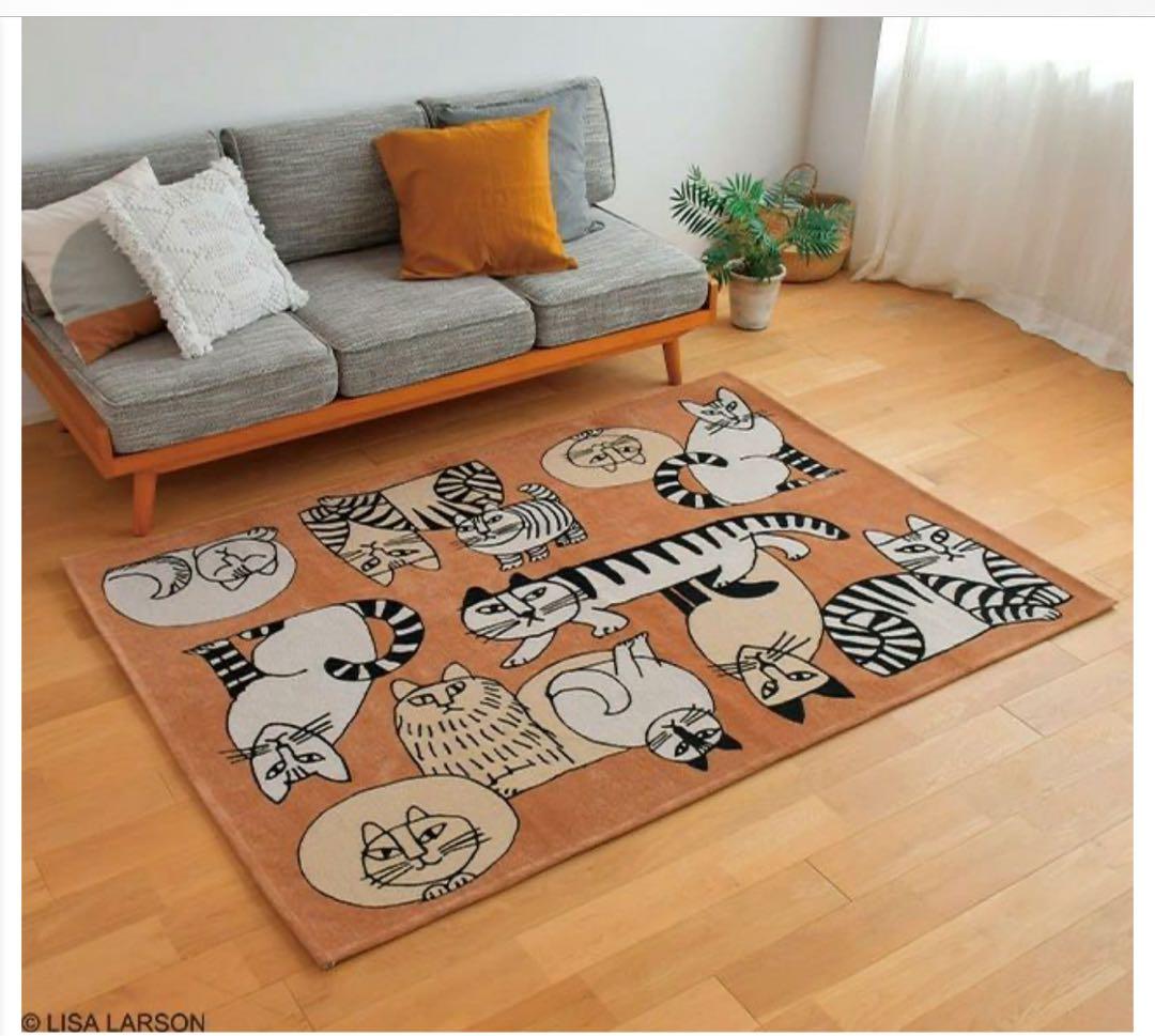 リサラーソン　ラグマット　新品同様品✨