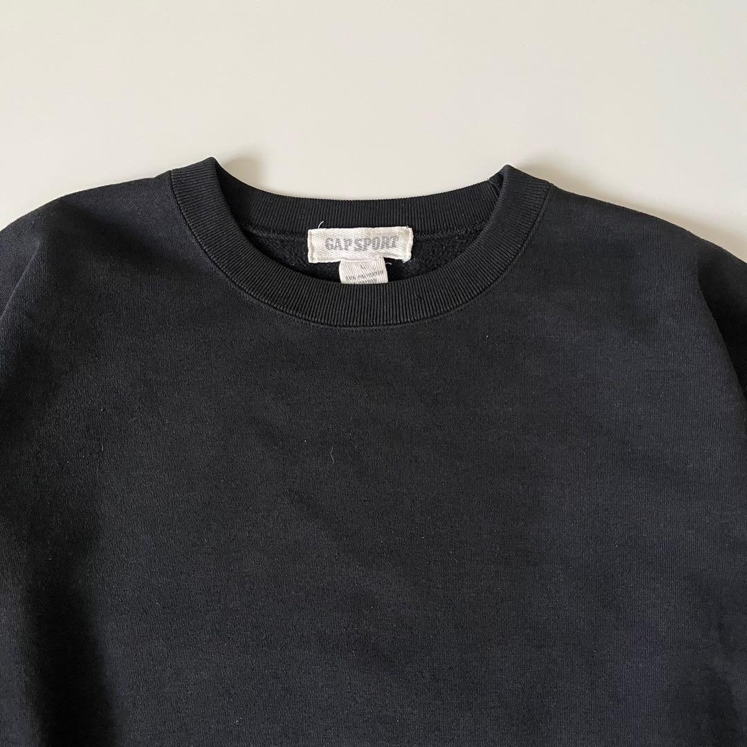 90s old gap ギャップ スウェット 無地 ブラック
