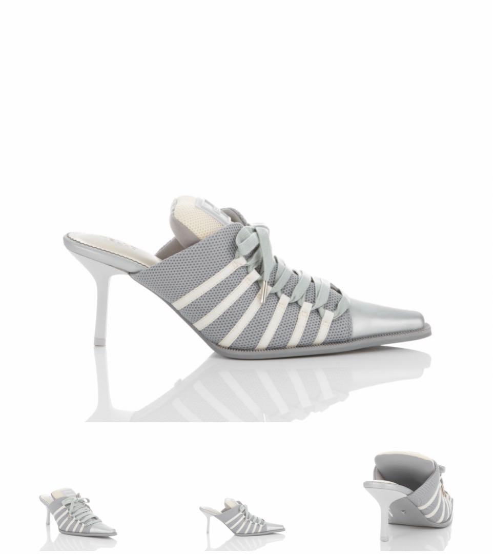 yello イエロー　ミュール　グレー