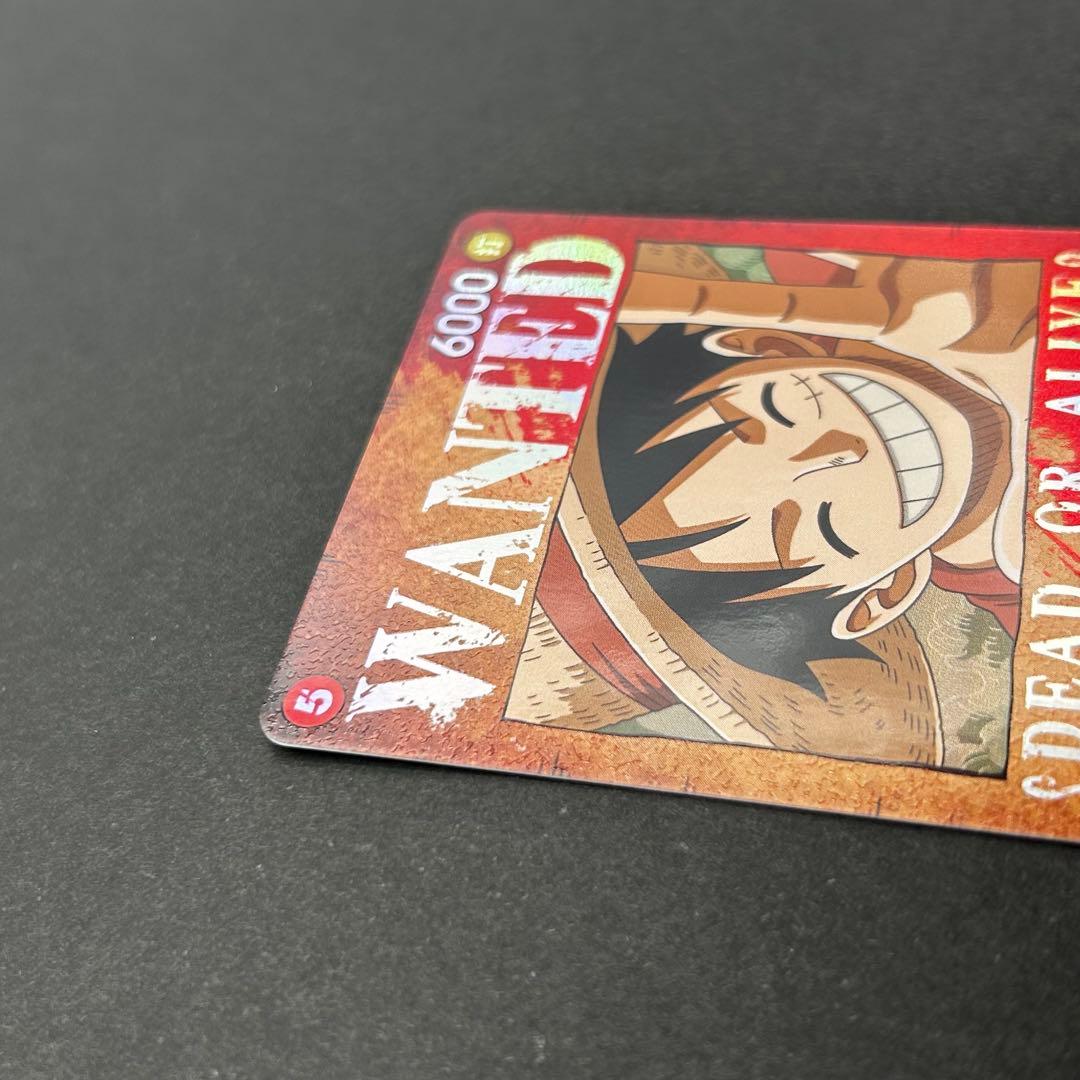 ワンピースone piece カード ルフィ SR SP 手配書 強大な敵