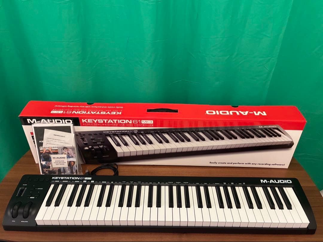美品! M-AUDIO KEYSTATION 61 MK3 MIDIキーボード