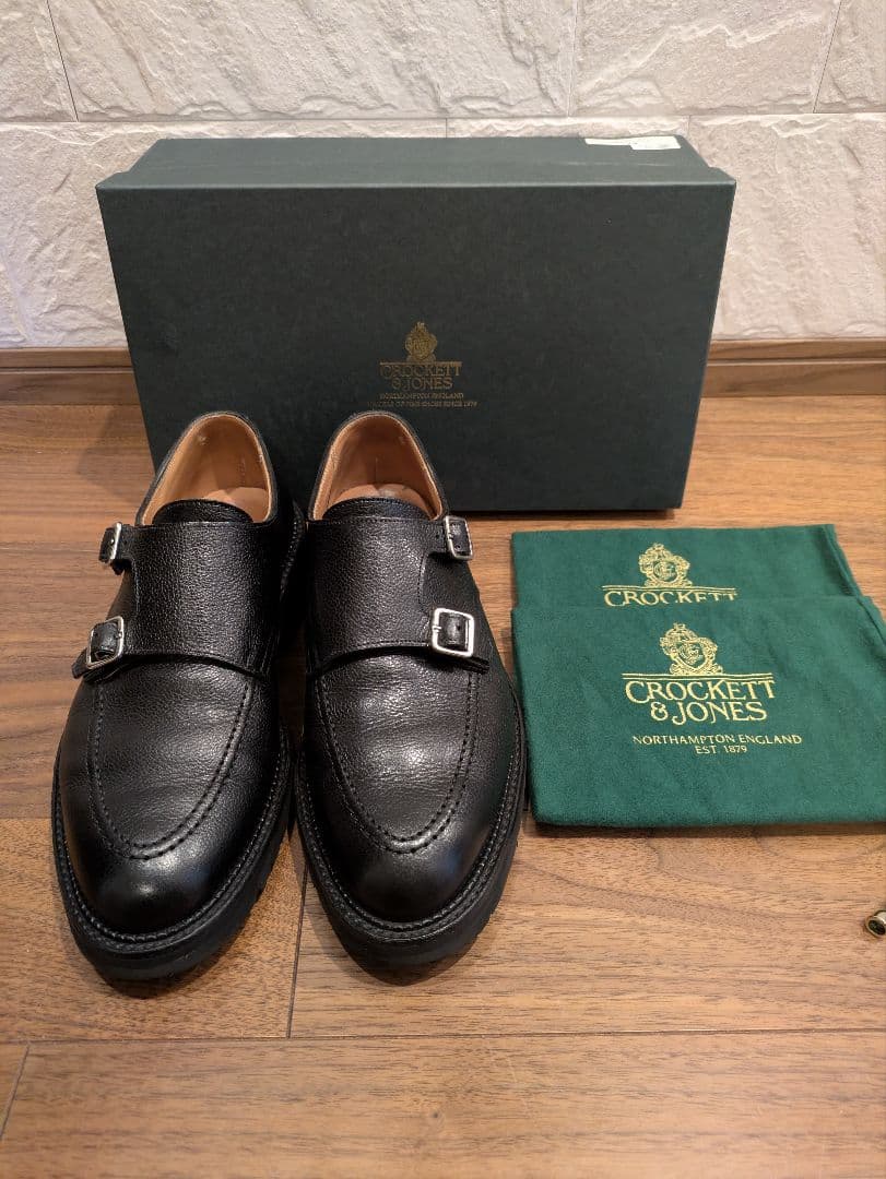 whitby crockett＆jones モンク グレイン 7E クロケット