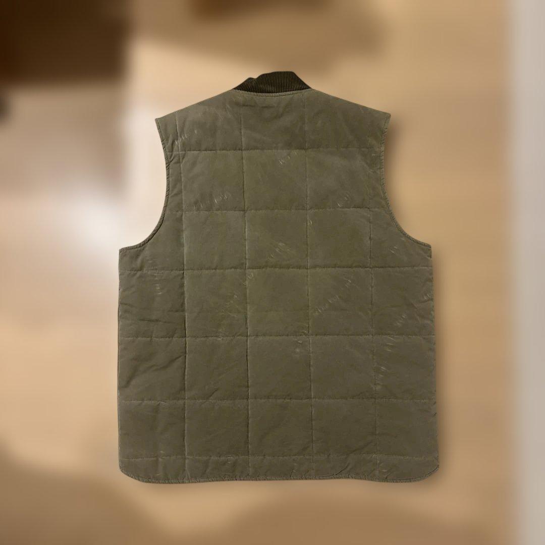Liberaiders キルティングジャケットベスト　コットン　カーキ　XL