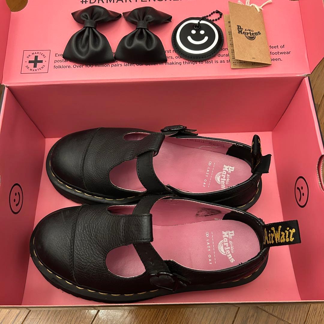 【UK5】ドクターマーチン LAZY OAF コラボ 厚底