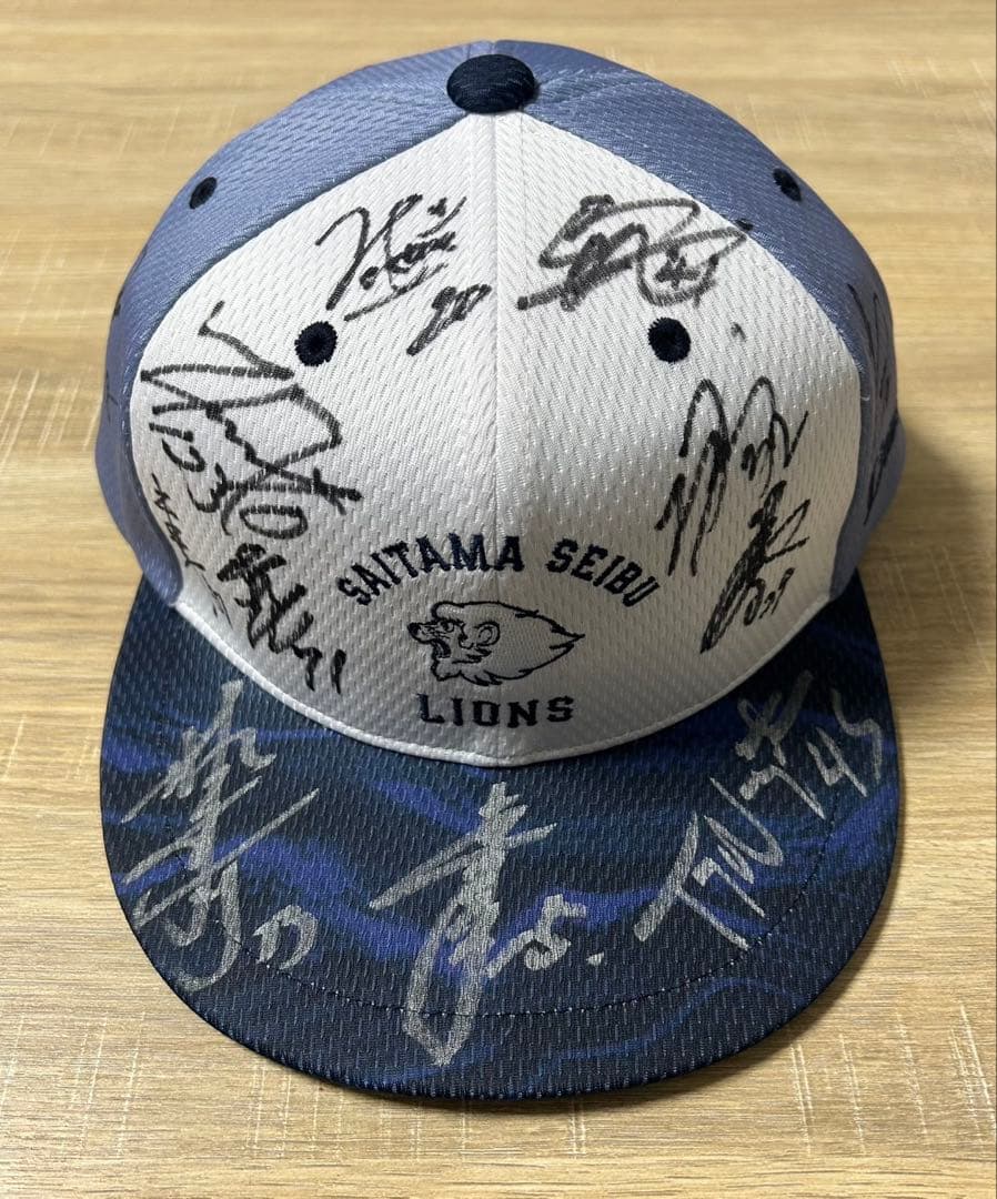 き*ば様 西武ライオンズ　南郷春季キャンプ2026レプリカキャップ　寄せ書きサイ