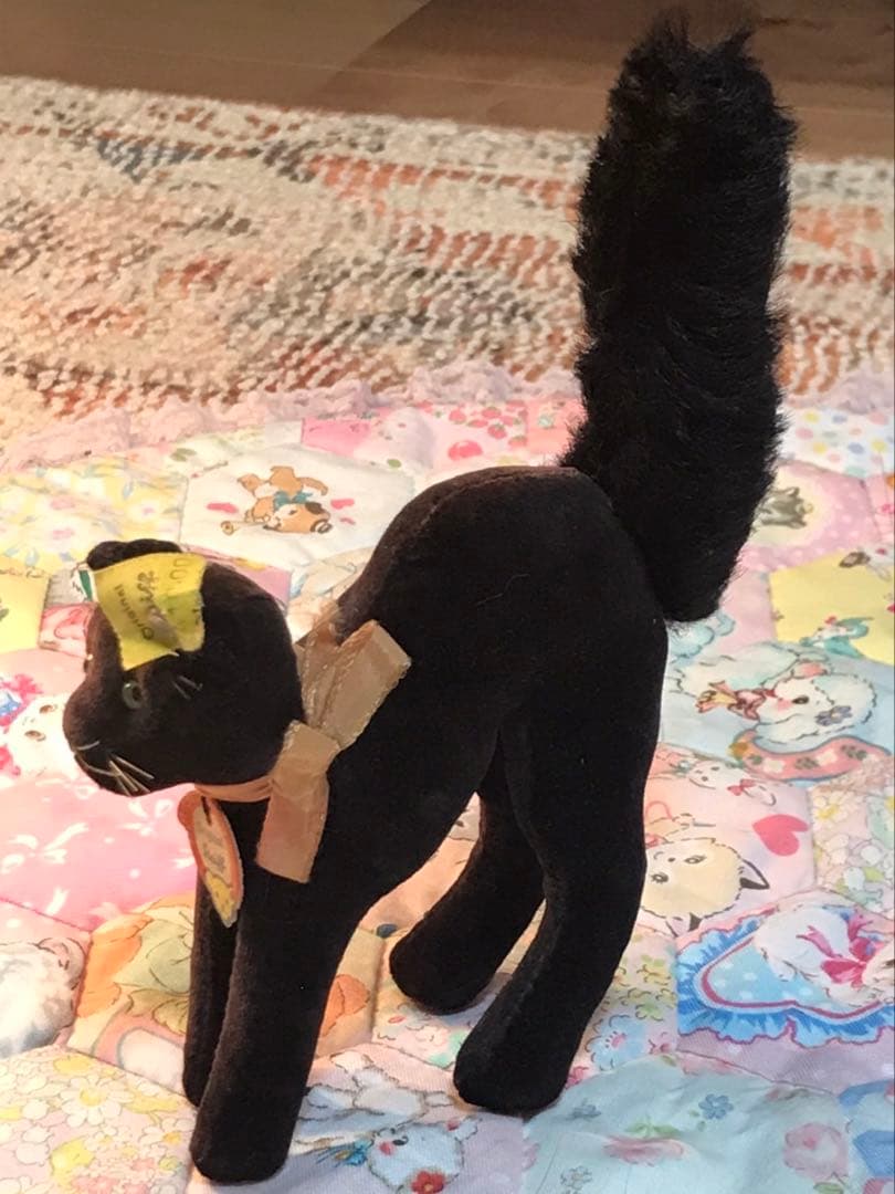 アンティーク　シュタイフ社 Black Tom Cat All IDs