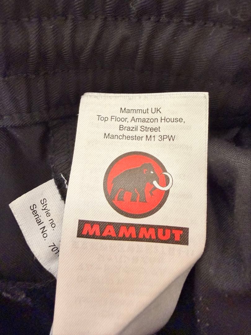 MAMMUT Massone Pants Men ブラック
