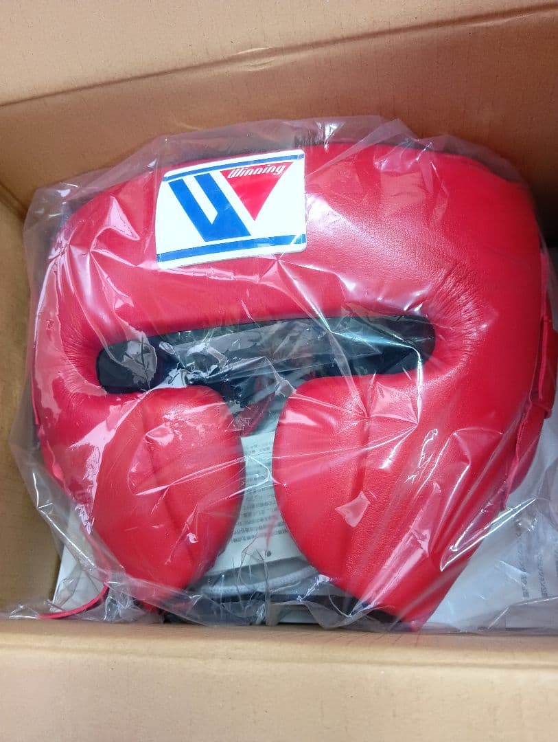 Winning ヘッドギア レッド 赤 Lサイズ