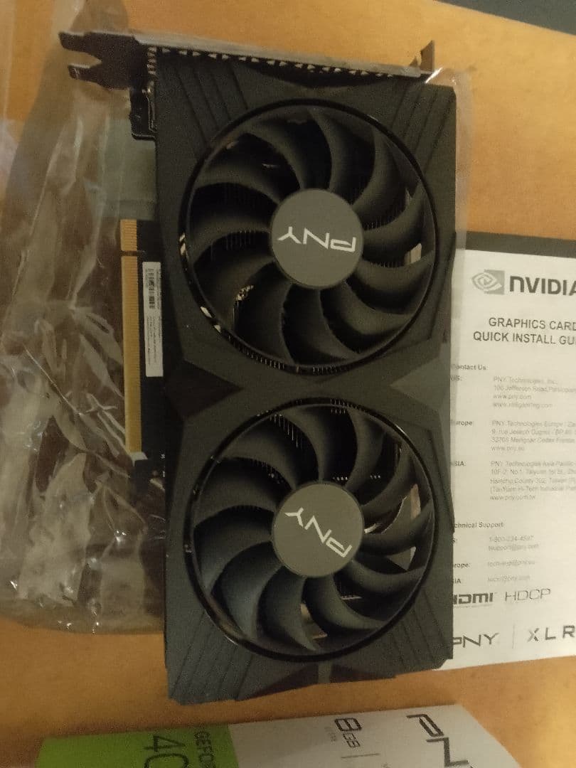 【最終値下げ】PNY GeForce RTX 4060 8GB