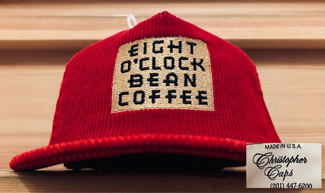 キャップ 帽子 80s EIGHT OCLOCKBEAN COFFEE 極美品