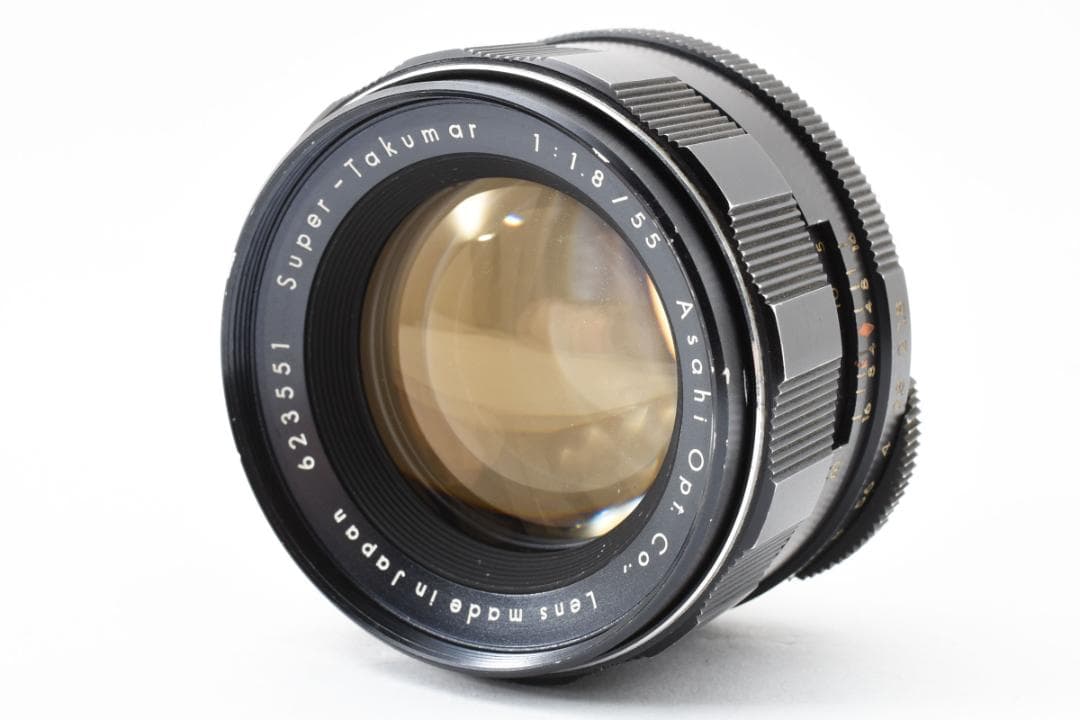 ☆前期型☆ Super Takumar 55mm F1.8 フード付 F0179