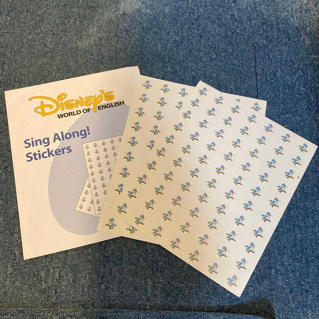 【正規品】欠品＊訳ありディズニー英語システム　シングアロング！DVDとCDと本