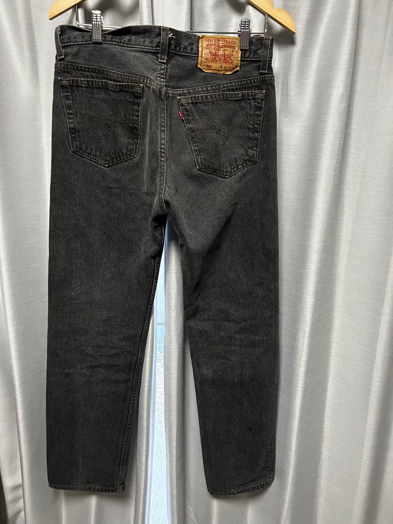 90s levi's 501 ブラック 先染め アメリカ製
