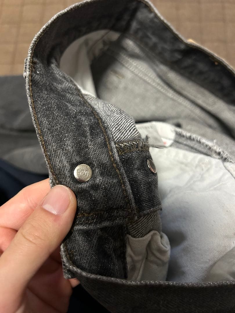 90s levi's 501 ブラック 先染め アメリカ製