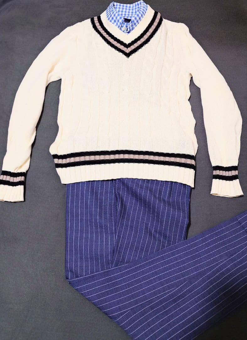 ゲリラセール　高級至高の逸品　CANONICO ダブルブレストスーツ　L 美品